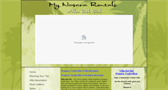 Desktop Screenshot of nosara-rental.com